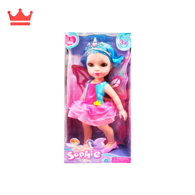 MUÑECA SOPHIE CON VESTIDO Y CORONA 510561