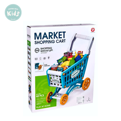 COCHE DE MERCADO CON ACCESORIOS 922-153/52