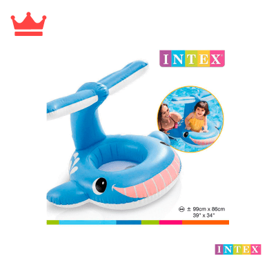 FLOTADOR INTEX BALLENA 56591NP 99X86 CM
