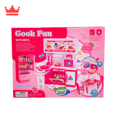 MUÑECA CON ACCESORIOS DE COCINA 2018-51