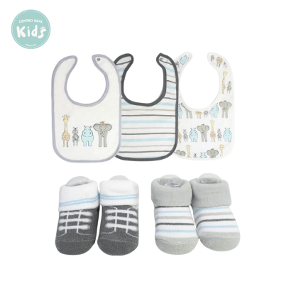 SET X5 PZS 3 BABEROS + 2 PAR MEDIAS M12552