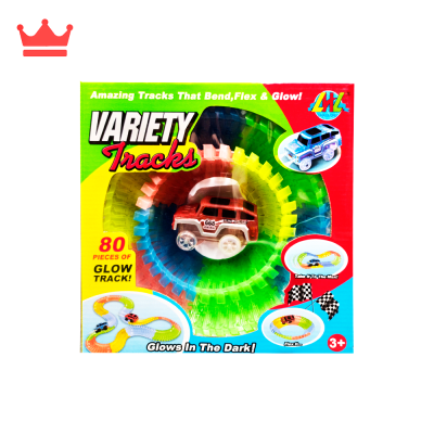 SET PISTA DE LUZ C/CAMIONETA 668-5A1