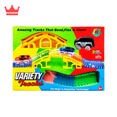 SET PISTA DE LUZ C/CAMIONETA 668-8A1