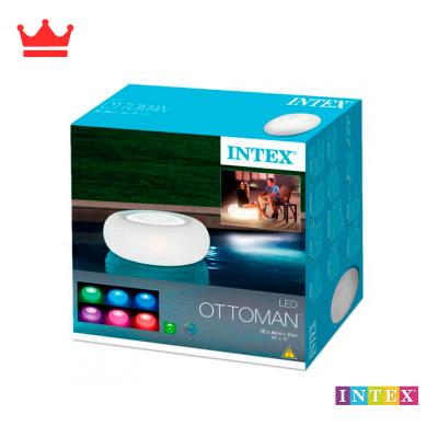 SOFA CON LUZ LED INCORPORADA INTEX 68697