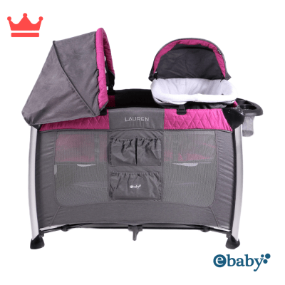 CORRAL CUNA PARA BEBÉ LAUREN EBABY 7301