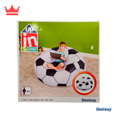 SILLA INFLABLE PELOTA DE FÚTBOL BESTWAY 750101
