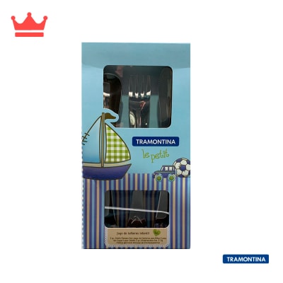 CUBIERTOS LE PETIT X3 PZAS TRAMONTINA1