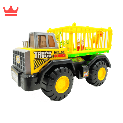 JUGUETE CAMIÓN CON JAULA DE DINOSAURIOS 306A1