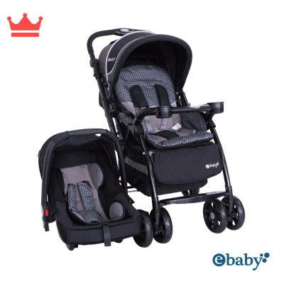 COCHE CON PORTA BEBÉ BRAVIAR EBABY 1092