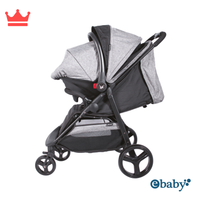 COCHE DE PASEO CON PORTA BEBÉ URBAN EBABY 1336