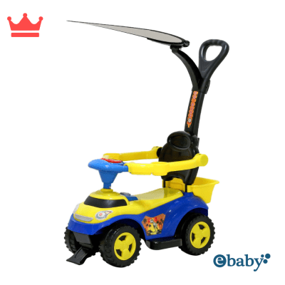 BUGGIE CON GUIADOR Y TAPASOL EBABY 8207B1