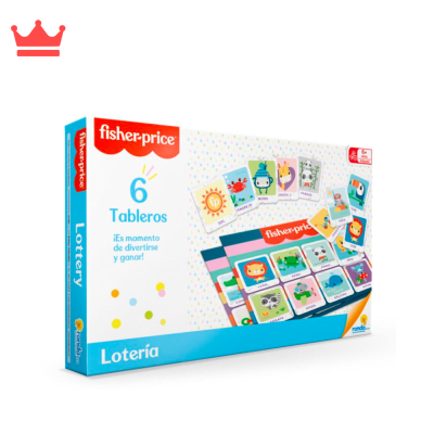 FISHER PRICE RONDA MEMORIA LOTERÍA 48 FICHAS