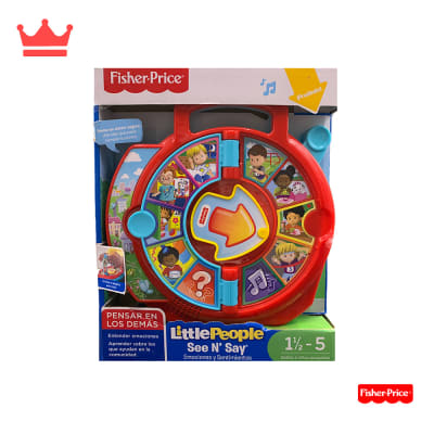 LITTLE PEOPLE SEE N' SAY EMOCIONES Y SENTIMIENTOS FRC45 FISHER PRICE1