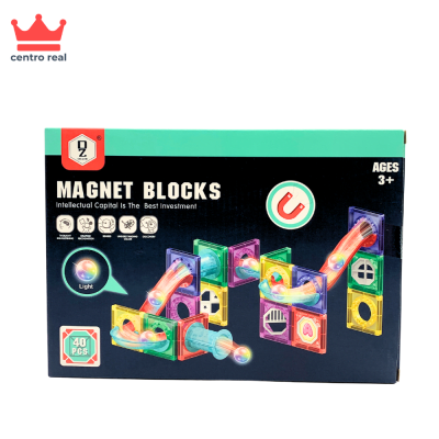 CIRCUITO PARA ARMAR CON BLOQUES MAGNETICOS Y BOLITA HD107A1