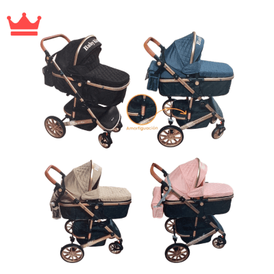 COCHE CUNA MILAN BABY KITS BK6701