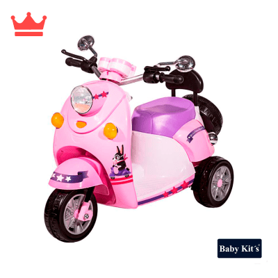 MOTO A BATERIA PARA NIÑOS SCOOBY BABY KITS 55881