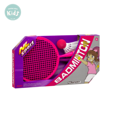 SET RAQUETA ROSADO NL-A02