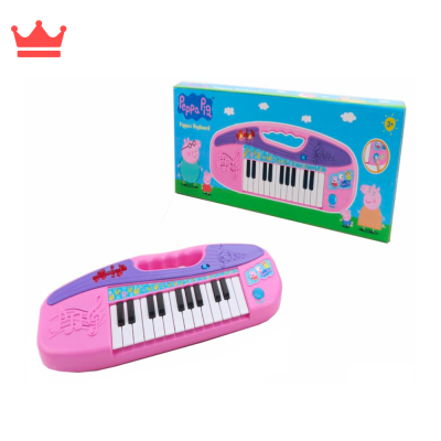 PIANO PEPPA PIG CON LUZ Y SONIDO ROSA 141301