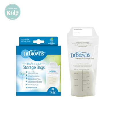 BOLSAS PARA ALMACENAR LECHE MATERNA X25 UND DR BROWN'S1