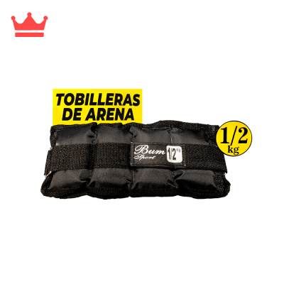 MUÑEQUERA/TOBILLERA BUM C/PESO DE ARENA 1/2KG1
