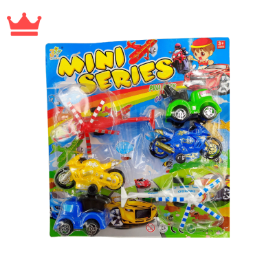 SET DE VEHÍCULOS A FRICCIÓN 6 PIEZAS 399-28HA1