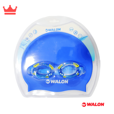 SET DE LENTES + GORRO DE NATACIÓN WALON W07070181