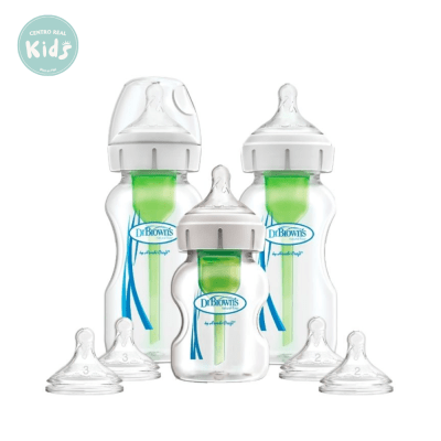 KIT DE INICIO BIBERON OPTIONS + BOCA ANCHA DR BROWN'S