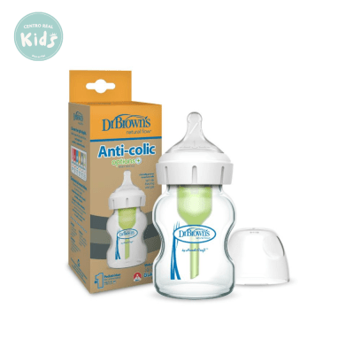 BIBERON DE VIDRIO OPTIONS + BOCA ANCHA 5OZ DR BROWNS