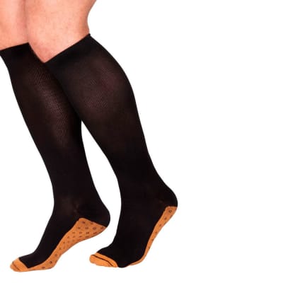 Calcetín Con Hilado De Cobre 5313 Azul Marino1