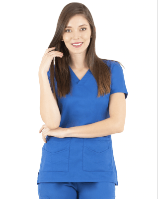 Top Mujer 1416 Azul Rey3