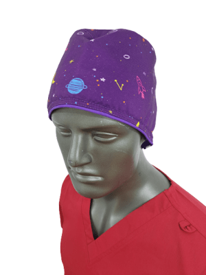 Gorro HC Galaxia morado1
