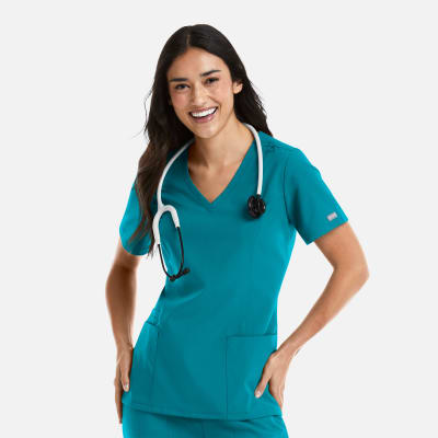 Top Mujer Momentum 5001 Verde azulado1