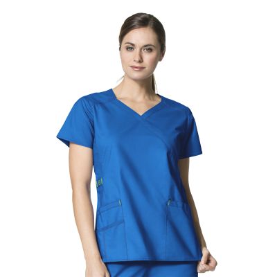 Blusa Wonderwink 6308A Azul Rey1