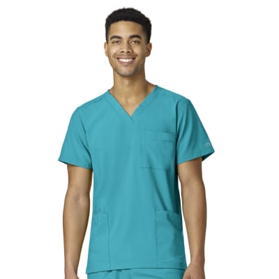 Top Hombre Wonderwink 6855a Verde Azulado (TEAL)1