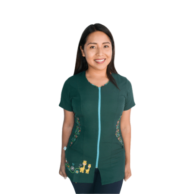 Delantal marisirena verde botella1