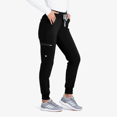 Pant Mujer Jogger Life Threads 1529 Negro1