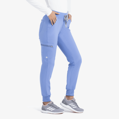 Pant Mujer Jogger Life Threads 1529 Celeste 1