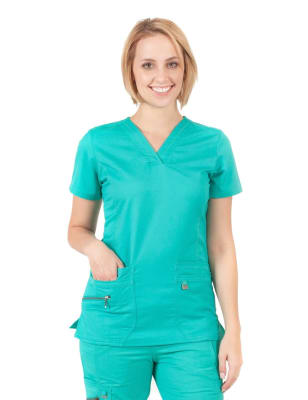 Top Mujer Ergo 1311 Turquesa1