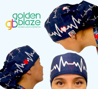 Gorro HL Latido azul1