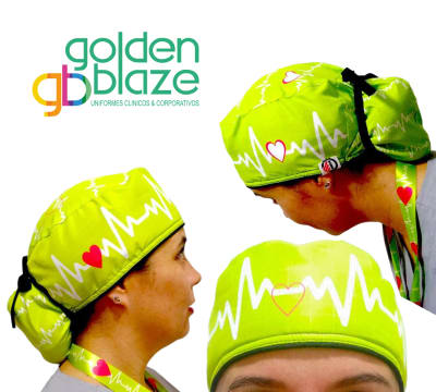 Gorro HL Latido verde1