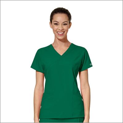 Top Mujer Wonderwink 6455A Verde1