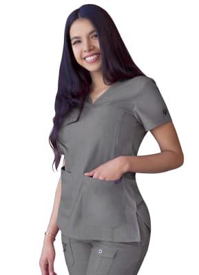 Top Mujer PRO P4210 Gris Heather2
