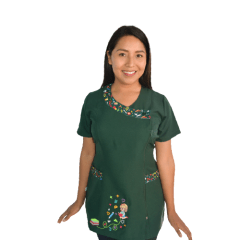 Delantal matelandia verde botella