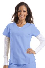 Top Mujer  2167 Celeste