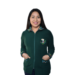 Abrigo Matelandia verde botella