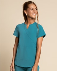 Top Mujer Comfort MT-02 Verde azulado