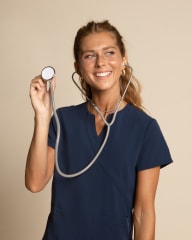 Top Mujer Comfort MT-02 Azul marino