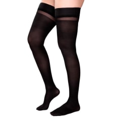 MEDIA MUSLO UNISEX PUNTA CERRADA 5222 NEGRO