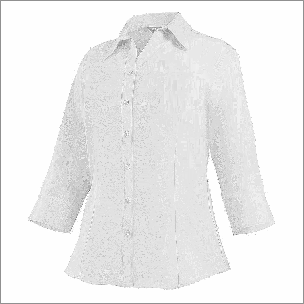 blusa oxford manga 3 4