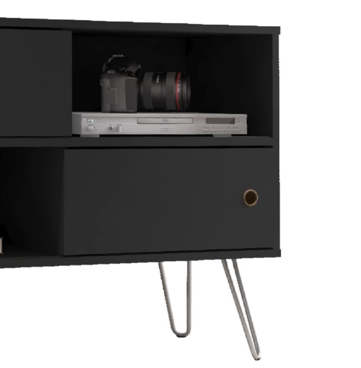 Rack TV 45 Fendi Negro | hoga